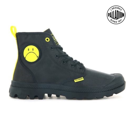 Palladium Pampa Smiley Change Laarzen Heren Zwart | NL 75IKHAN